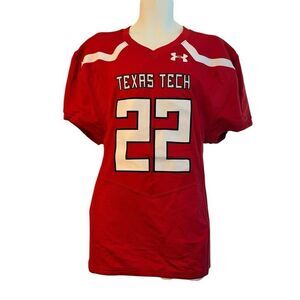 Texas Tech Raiders Under Armour Large Football Vortex Jersey #22 Team Issued NWT
